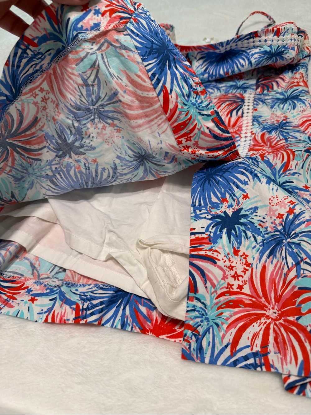 Lilly Pulitzer Jesse Romper in Feelin Sparks - Picture 8 of 9